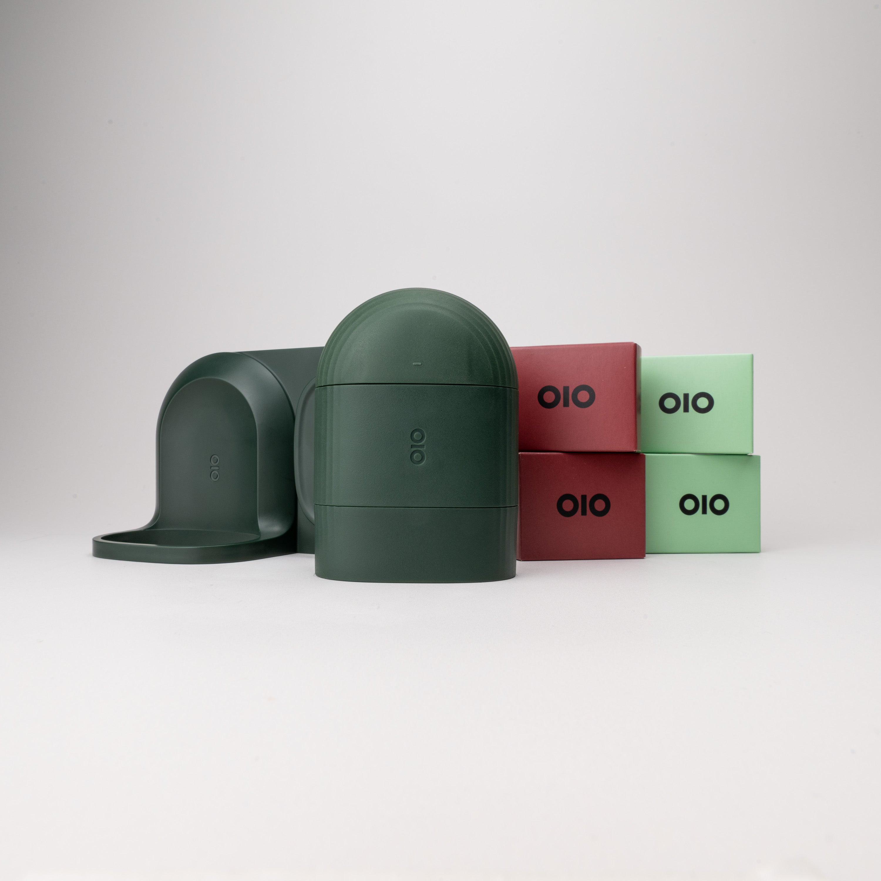 Shower Pack - Green + Refill Pack - The Evening Man + Refill Pack - The Morning Man